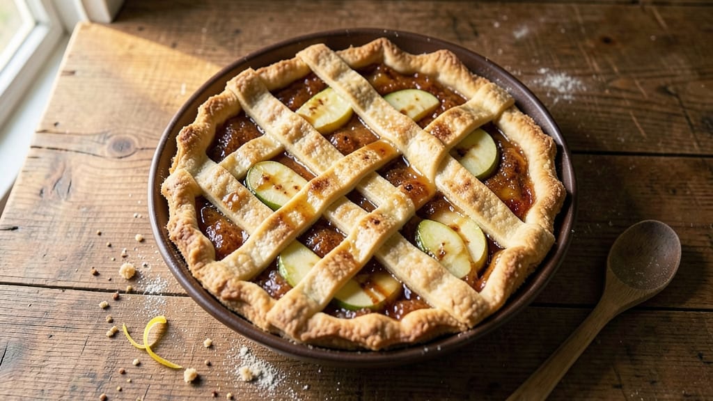 Southern Apple Pie Recipe Paula Deen: Buttery Lattice Crust With Spiced Rum Infusion