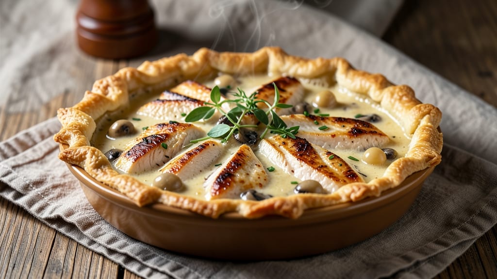 Single Chicken Pot Pie Recipe: Foolproof One-Pan Dinner With Golden Crust
