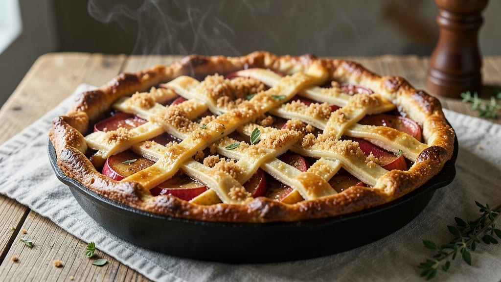 Real Dutch Apple Pie Recipe: Buttery Lattice Crust Over Spiced Filling