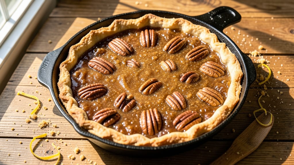 African American Pecan Pie Recipe: Crunchy Clusters and Foil-Sealed Vanilla Bliss