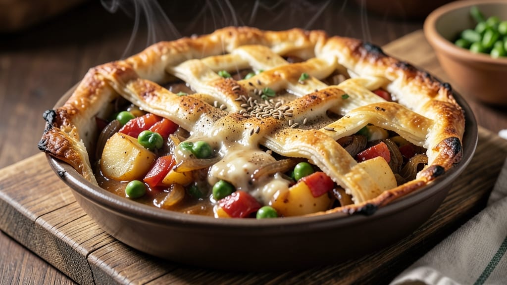 Samosa Pot Pie Recipe: Crispy Tortilla Cups Filled With Spiced Potato and Pea Magic