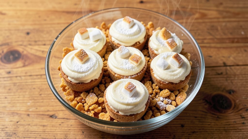 Rice Krispie Cheesecake Cups Recipe: Crunchy Clusters With Creamy Vanilla Bliss