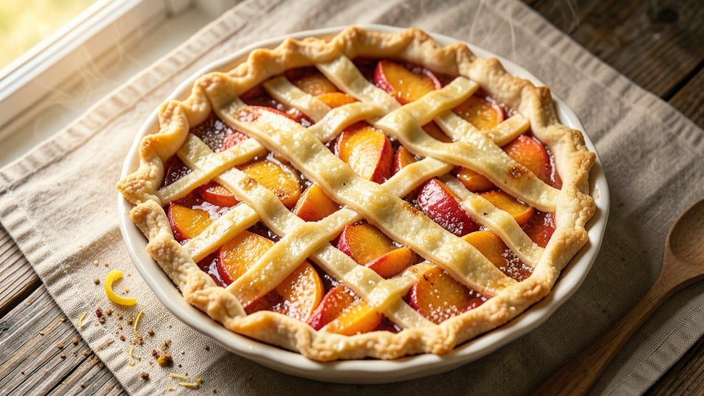 6-Inch Peach Pie Recipe: Mini Perfect Slices for Sharing