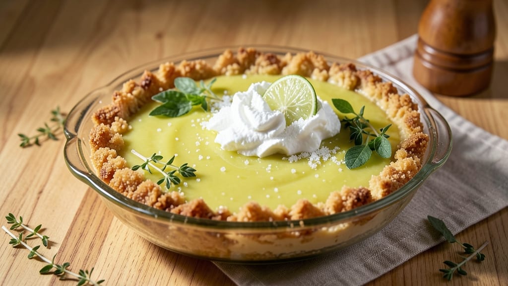10-Minute Lime Cracker Pie Recipe: Zesty Citrus Crunch in One Pan