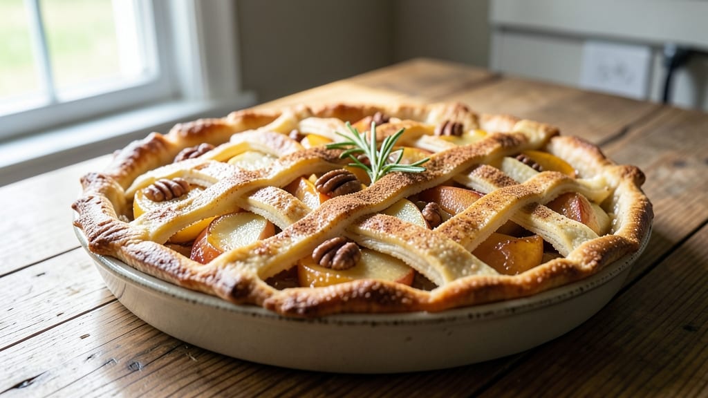 Apple of Her Eye Pie Recipe: Caramelized Apple Filling with Buttery Lattice Crust