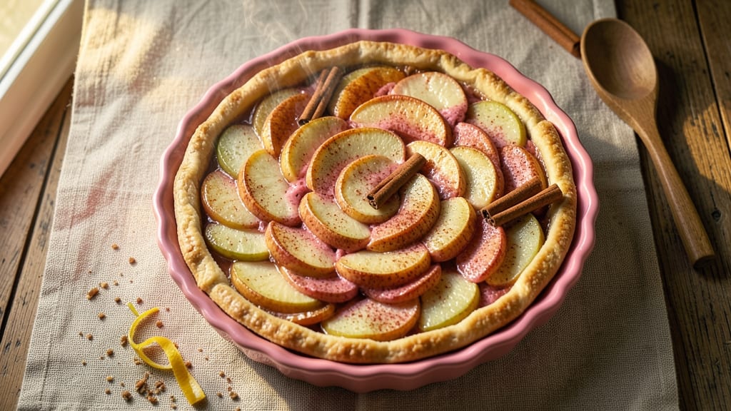 Pink Adobe Apple Pie Recipe: Smoky-Spiced Filling with Buttery Crust Lattice