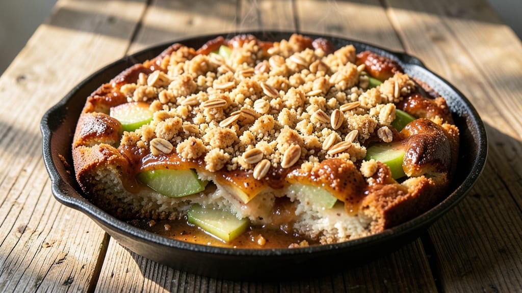 Apple Pie Crumb Cake Recipe: Warm Apple Filling Between Buttery Crumb Layers