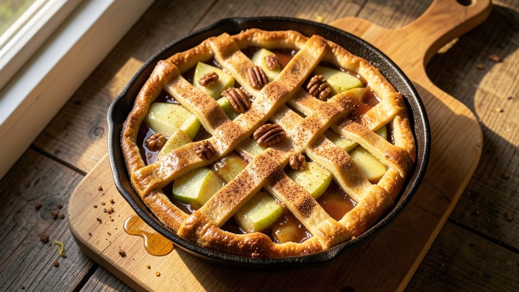 9.5-Inch Apple Pie Recipe: Crispy Lattice Crust With Perfectly Spiced Filling