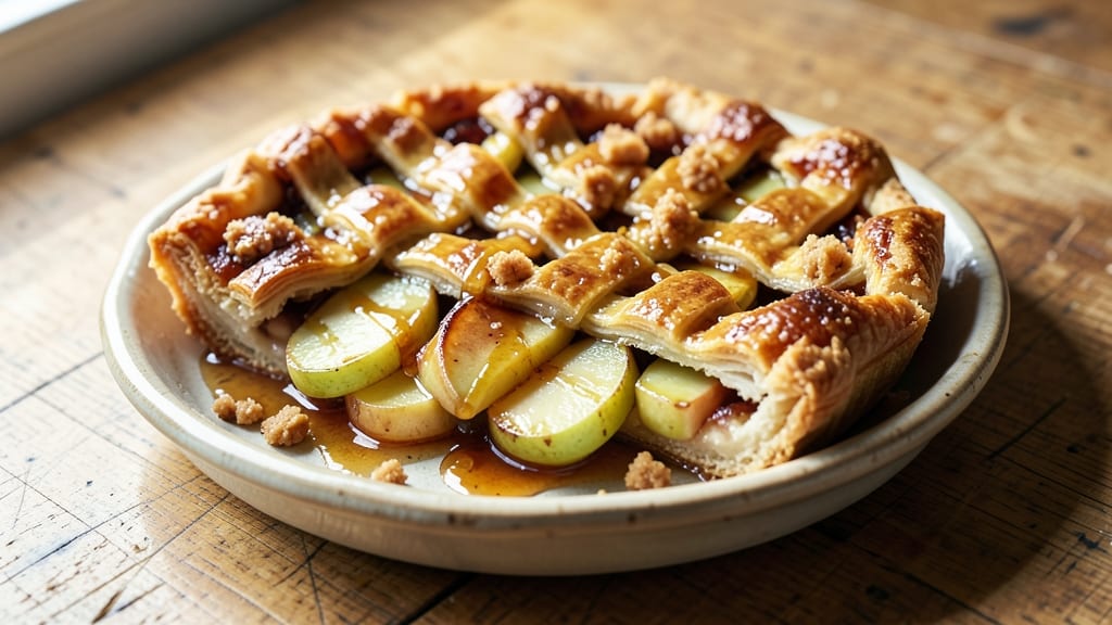 Saucy Apple Pie Recipe: Tart-Sweet Filling With Buttery Crust Shine