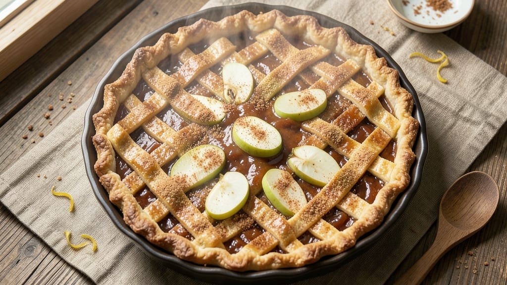 Apple Cinnamon Brown Sugar Pie Recipe: Warm Spice and Caramelized Topping Harmony