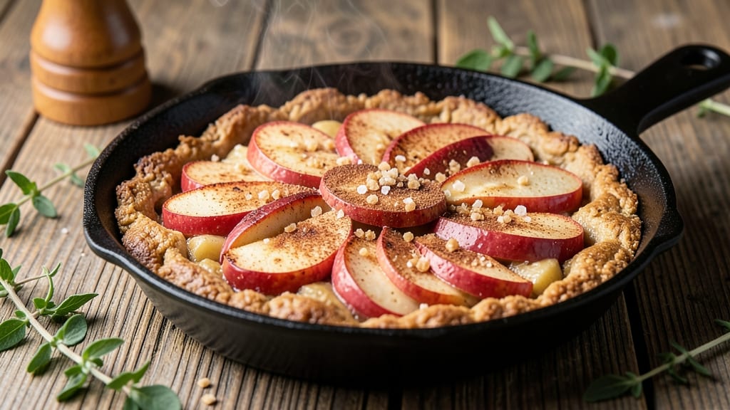 Apple Pie Alternative Recipe: Crunchy Oat Crust with Spiced Fruit Filling