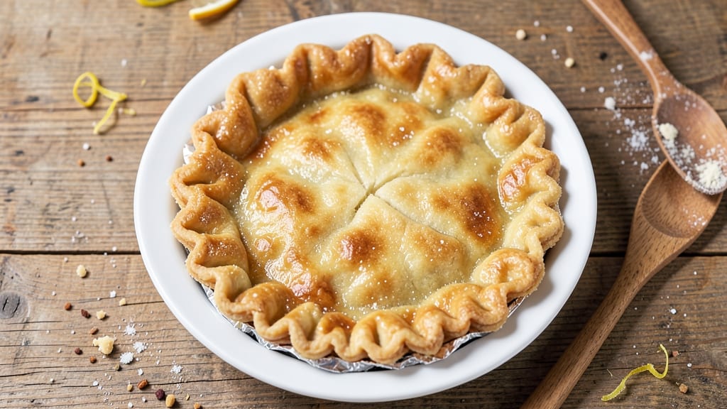 9.5-Inch Pie Crust Recipe: Foil-Sealed Secret for Perfectly Golden Edges