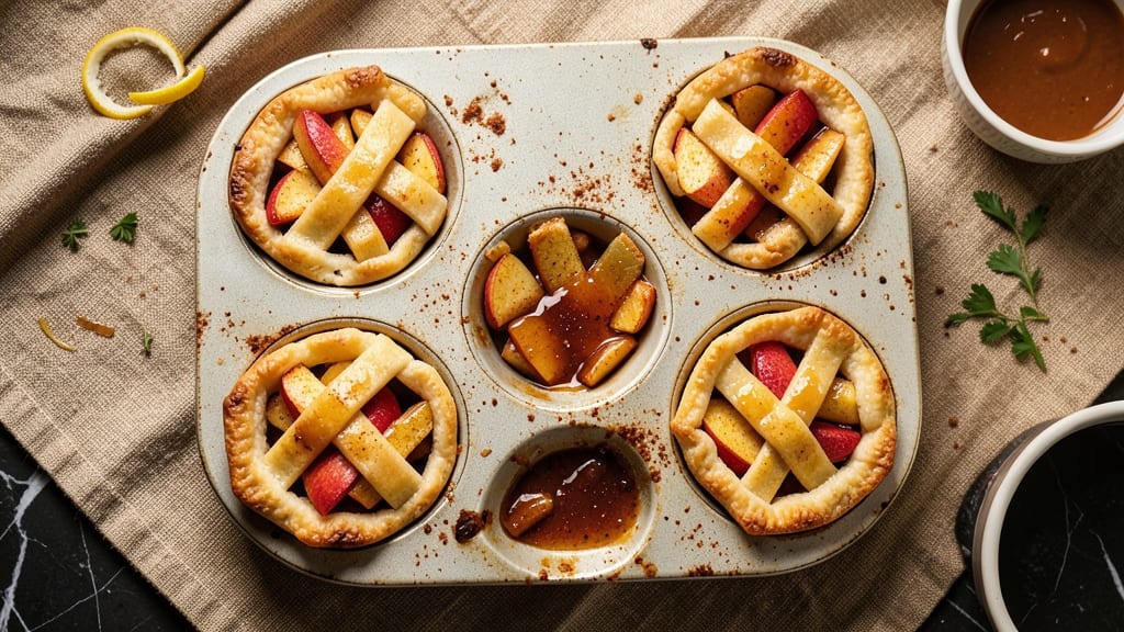 2-Ingredient Apple Pie Cups Recipe: Crispy Crusts, Foil-Sealed Gooey Filling