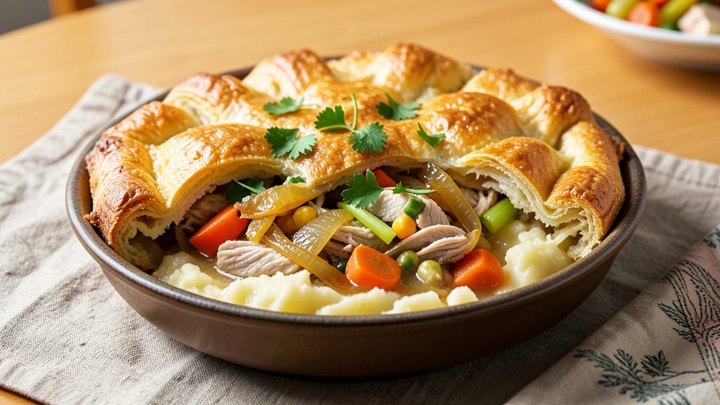 Pot Pie Recipe Using Crescent Rolls: Flaky Lattice Top Over Savory Gravy Magic