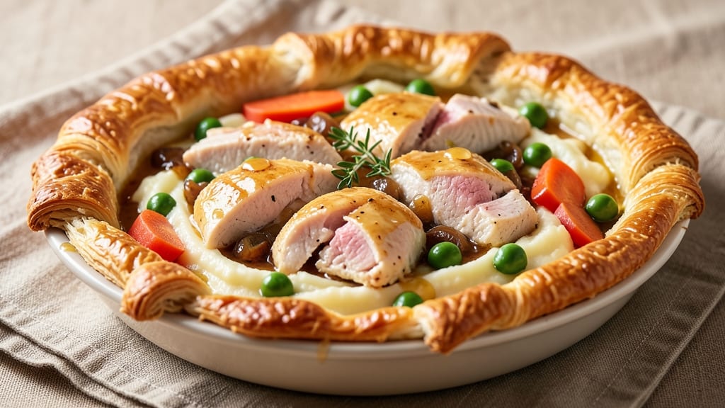 Chicken Pot Pie Recipe With Croissant Crust: Buttery Layers That Shatter With Every Slice